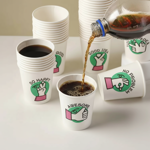 Bicchieri di Carta Personalizzabili con Logo, Biodegradabili, per Bevande Calde e Fredde, 400ml, per Noodle, Biscotti, Lollipop, Caffè, Singoli o Doppi - Product Image 6
