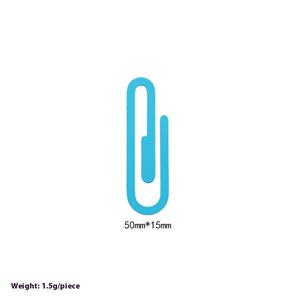 Clips de papier de grande taille en forme de bonbons colorés et mignons, signets créatifs en métal - Product Image 6