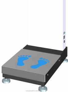 Báscula de Medición de Altura y Peso Humana por Ultrasonido Dingheng DHM-15 con Función de IMC, Precisión de 0.1KG, Pantalla LED, Placa de Acero - Product Image 4