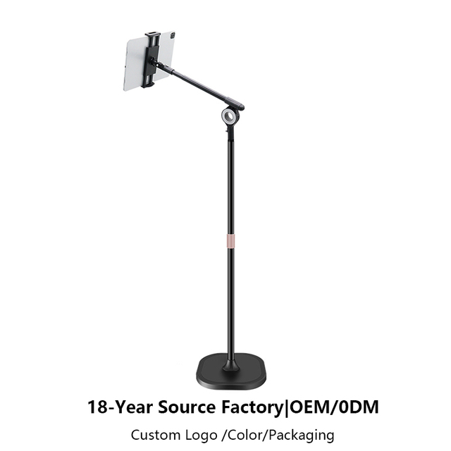 2026 New Overhead Phone Stand for Multi-Angle Flat Lay Shooting Aluminum Stable Foldable Adjustable Phone Stand Support OEM ODM