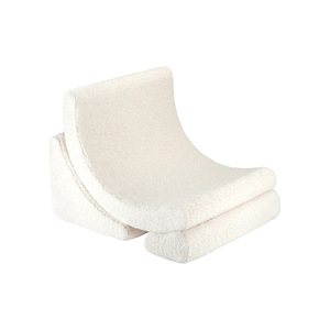 Canapé pouf en peluche pour enfants avec accoudoirs, rembourrage en mousse haute élasticité, matériau en tissu pour chambre d'enfants de 8 à 13 ans - Product Image 4