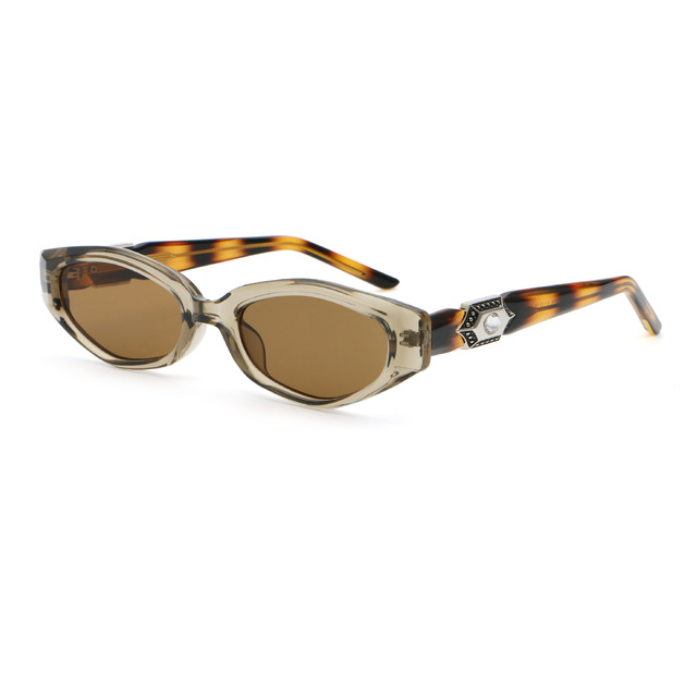 2025 New Retro Narrow Frame Cat Eye Sunglasses for Women UV400 Protection Custom Logo Wholesale Bulk Order