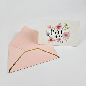 <span class=keywords><strong>2023</strong></span> Nouveau design personnalisé impression colorée en relief et estampage cartes <span class=keywords><strong>de</strong></span> remerciement <span class=keywords><strong>de</strong></span> luxe avec enveloppes pour les petites entreprises - Product Image 5