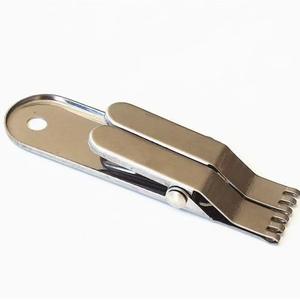 Clip à vers de terre en acier inoxydable, support d'appât portable pour la pêche en eau douce, accessoire pour poisson d'eau douce Ztc094 - Product Image 1