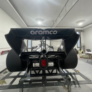 Statua di Supercar in Vetro Temperato Verde <span class=keywords><strong>Classico</strong></span> per Lounge VIP ed Esposizione Aziendale per Concessionari Auto, Stampa 3D di Lusso F1 - Product Image 5