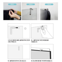 Écran de protection rigide anti-reflet BOZABOZA Advanced 24 pouces en acrylique avec réduction de la lumière bleue, à clipser, pour PC/ordinateur portable