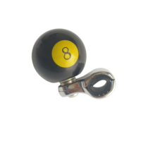 Boule ABS avec bouton de rehausseur de volant de voiture en alliage de zinc