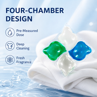 Cápsulas de Detergente para Lavandería de Marca Privada al por Mayor, 4 Cámaras en Forma de Corazón, OEM ODM, 10g, Fórmula de Alta Concentración, CE ISO BSCI