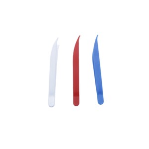 Colorful plastic tweezers, kindergarten children's DIY <b>craft</b> toy, small clips with teeth and round tips, saffron clipping <b>tool</b> - Product Image 5
