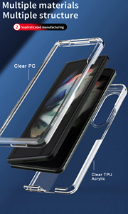 Funda transparente acrílica para teléfono a prueba <span class=keywords><strong>de</strong></span> golpes para <span class=keywords><strong>Samsung</strong></span> <span class=keywords><strong>Z</strong></span> <span class=keywords><strong>Fold</strong></span> <span class=keywords><strong>3</strong></span> 5G Soft TPU + PC Skin-Feel China Factory <span class=keywords><strong>Precio</strong></span> al por mayor Funda para teléfono - Product Image 2