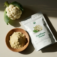 Poudre d'extrait de chou-fleur 100% naturelle de qualité alimentaire, extraite par solvant 10:1, certifiée COA, marque XZX, en fût