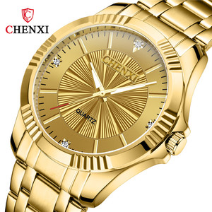 <span class=keywords><strong>Montre</strong></span> de luxe <span class=keywords><strong>CHENXI</strong></span> 050A pour couple, <span class=keywords><strong>montre</strong></span> de haute qualité étanche pour homme avec aiguilles lumineuses, bracelet en acier inoxydable, <span class=keywords><strong>montre</strong></span>-bracelet pour femme - Product Image 2