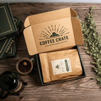 Boîte d'emballage pour abonnement de dosettes de café, boîte d'expédition en carton ondulé E Flute avec rabat supérieur