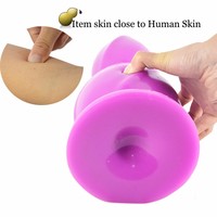 Großer Kürbisförmiger Analplug zur Stimulation der Intimzonen von Männern und Frauen, Erotisches Selbststimulations-Spielzeug für Frauen