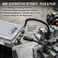 Camión Bomba de Concreto Automático de Metal Resistente con Control Remoto Inalámbrico por Radio, IP65 Impermeable, Alcance de 500M, 3 Joysticks