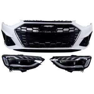 Kit de Carrocería Original <span class=keywords><strong>A4</strong></span> S4 para <span class=keywords><strong>Audi</strong></span> <span class=keywords><strong>A4</strong></span> B10, Ensamblaje de Parachoques Delantero 2020-2024, Disponible en Varios Colores - Product Image 1