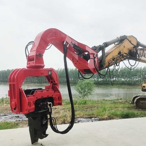 Marteau vibrant hydraulique KN200 Machine à empiler Marteau vibrant monté sur excavateur Tube Pile Pammer Sheet Pile Pammer - Product Image 6