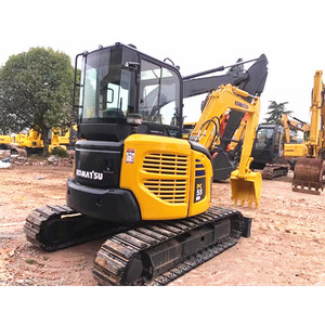 Used Komatsu PC55MR Excavator 5.5ton 0.2m³Bucket Original Japan Brand <b>Mini</b> Crawler Construction Excavator Low Hours CE Certified - Product Image 1