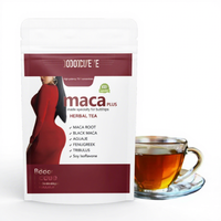 Thé d'amélioration des courbes extrêmes des hanches et des fesses, Maca Plus, extraits de plantes