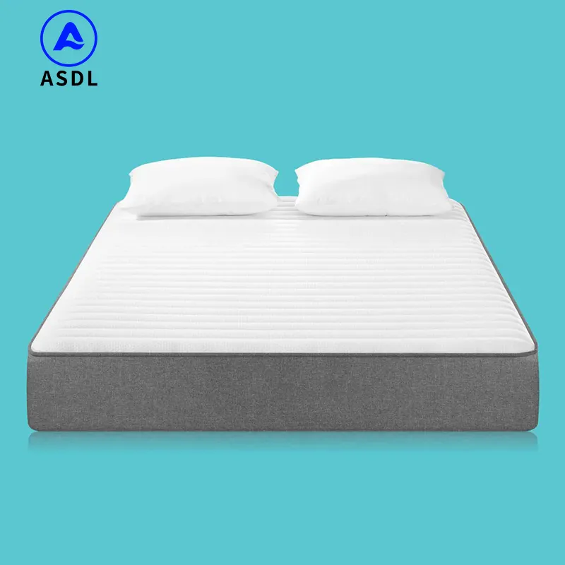 High quality comfort hospital Project sleep foam vacuum roll in carton box memory foam mattress