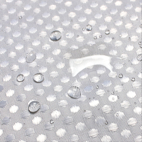 120GSM gaufre rideau imperméable rideau de douche salle de bain rideau 72x72inch