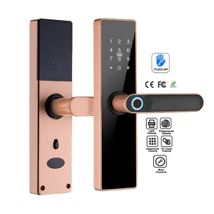 Großhandel Neueste ttlock APP Numerische Tastatur Passwort Sicherheit Smart Wireless System Home Finger abdruck Smart Türschloss