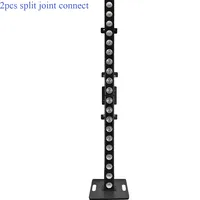 Barre de projecteur LED étanche 10x50W pour extérieur, faisceau lumineux, stroboscope, projecteur mural, couleurs froides et chaudes 2-en-1, indice de protection IP65