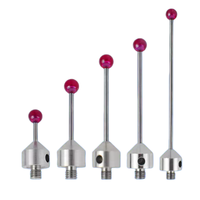 Sonde tactile en acier tungstène massif M5 Ruby haute rigidité pour détecteur de machine CNC CMM 3D