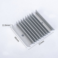 Source Approvisionnement d'usine High Times Tooth Profil en alliage d'aluminium 6063 Radiateur Oxydé Déshumidificateur Dissipateur de chaleur Services d'usinage