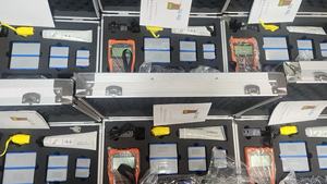 프로브 파이프라인에 배터리 전원 220VAC 클램프 <span class=keywords><strong>RS232</strong></span> 통신 휴대용 초음파 유량계 - Product Image 5