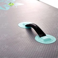 GREEN en stock Nouveau design Tapis de yoga gonflable de haute qualité Planche à pagaie gonflable flottante Plate-forme aérienne Dock de yoga