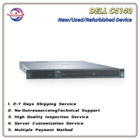Serveur accéléré par GPU Dell PowerEdge C4140 1U, double processeur Xeon Gold 6230, 4* Tesla V100 (32 Go SXM2), optimisé pour l'IA et le calcul haute performance