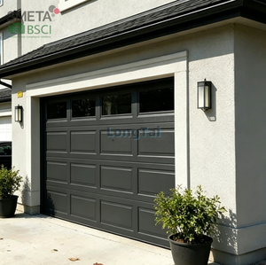 Porte de garage en acier coloré de style moderne ANDEXIN, aspect élégant pour projets immobiliers - Product Image 4