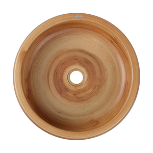 Lavabo en céramique artistique de couleur chocolat brun <span class=keywords><strong>Aquarius</strong></span>, design traditionnel, utilisation en ferme, hôtel, égouttoir inclus, capacité de 9 L, salle de bain - Product Image 3