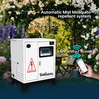 Système de brumisation extérieur multifonctionnel en acier inoxydable 100 bars, brumisateur électrique intelligent pour jardin, terrasse, pelouse, anti-moustiques et anti-parasites