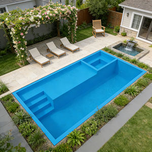 Piscine spa multifonctionnelle pour toute la famille, en acrylique FRP, installation rapide, piscine de jardin, piscine de loisirs aquatiques, très demandée. - Product Image 1