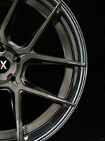 Jantes en alliage forgé VeroX 2 pièces, finition bronze, lèvre argentée brossée, 16-26 pouces, 5x112 5x114.3 5x120 pour BMW Audi Mercedes Tesla