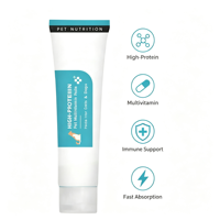Pâte multivitaminée assortie pour animaux de compagnie, pâte multivitaminée pour chats et chiens, soutien immunitaire, absorption rapide, haute teneur en protéines, 120 g, OEM ODM, étiquette privée