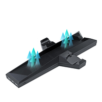 Chargeur de contrôleur pour PS4 support de refroidissement mince refroidisseur étendre Station de charge USB Dock pour Console PS4