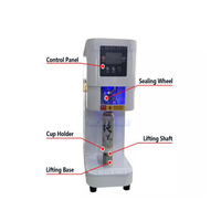 Machine de scellage automatique de canettes de qualité supérieure, outil sophistiqué de fermeture de canettes de table pour les startups de boissons artisanales