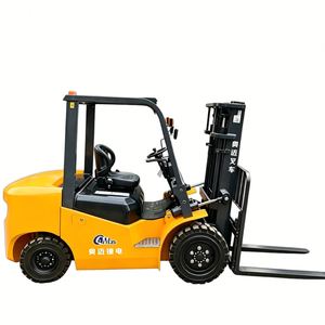 รถยกไฟฟ้าขนาด 3.5 ตัน สำหรับคลังสินค้า ใช้แบตเตอรี่ลิเธียมไอออน ยางตัน - Product Image 2