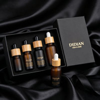 Flacon compte-gouttes en verre cosmétique personnalisé de luxe, vide, pour huiles essentielles, 10ml, 20ml, 30ml, 50ml, 100ml, 2 oz, transparent givré, noir, blanc, ambre