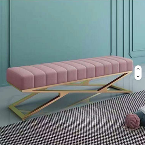 2026 Best Selling Metal Barber Shop Nail Salon Waiting <b>Bench</b> Durable Hair Salon <b>Bench</b> <b>for</b> Beauty <b>for</b> Living Room Use - Product Image 6