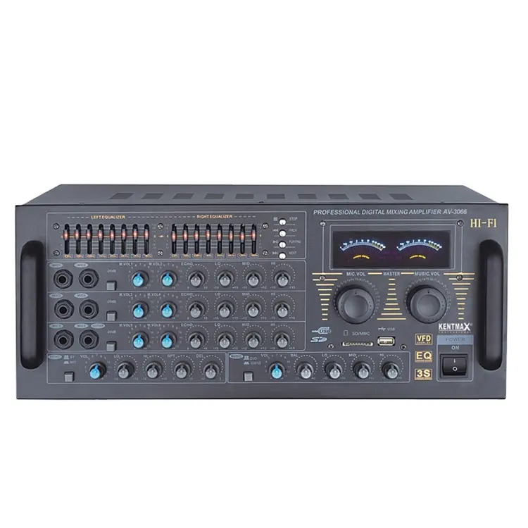 Kentmax Power RMS 80W*2 Karaoke HiFi Stereo Circuit Audio at Home Sound System Amplifier