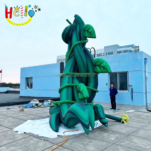 Set de Accesorios para Teatro de Pantomima, Tallo de Frijol Gigante Inflable Verde - Product Image 6