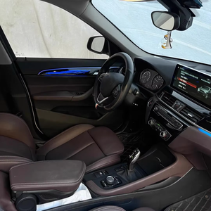 SJC Lumière d'ambiance de voiture 64 couleurs style galaxie pour <span class=keywords><strong>BMW</strong></span> <span class=keywords><strong>X1</strong></span> F48 2016-2022 Accessoires de voiture Décoration intérieure Éclairage d'ambiance - Product Image 6