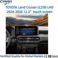 Écran radio 2DIN de 12,1 pouces pour TOYOTA Land Cruiser LC250 20246-2026, Android Auto sans fil, CarPlay, écran tactile, BT5.0