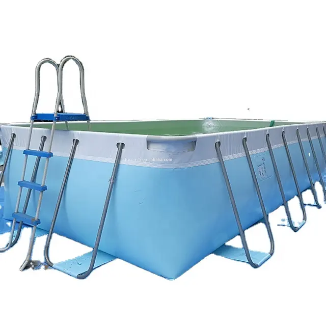 Rectangular steel frame Swimming Pool with the size of 549x274x122cm