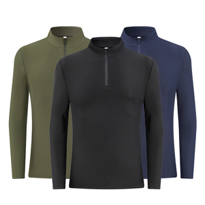 Chemise à manches longues extensible pour hommes pour l'entraînement tactique avec finition intérieure au toucher doux - Product Image 1