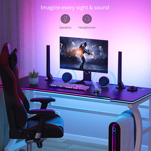 Barras de Luz LED Inteligentes Banqcn con Retroiluminación Ambiental de Inmersión, Color RGB de Ensueño, Control por App y Sincronización con Música para Decoración de Habitación <span class=keywords><strong>Gamer</strong></span> - Product Image 4